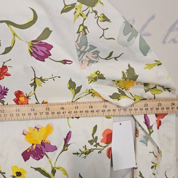 NWT Equipment Femme Audrey Shirt Size Small Nature White Floral Print *SAMPLE* - Picture 5 of 7